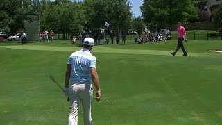 Dustin Johnson cards another chip-in birdie at AT&T Byron Nelson