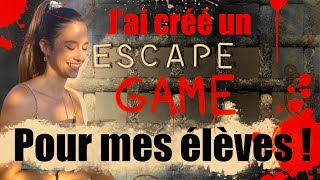 J'AI CRÉÉ UN ESCAPE GAME POUR MES ÉLÈVES 🔐🔎🤩 ! (EN ARTS PLASTIQUES)