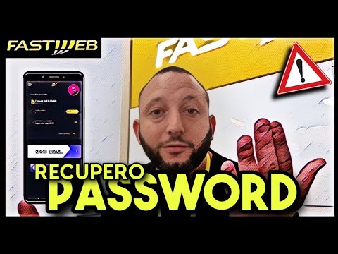 RECUPERO PASSWORD App My Fastweb