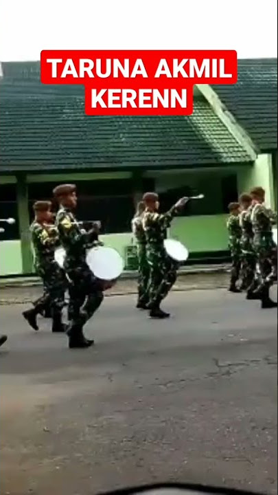 INILAH DRUMBAND TARUNA AKMIL KEREN #shorts #short  #abdinegara #tarunaakmil #videoshort #tni