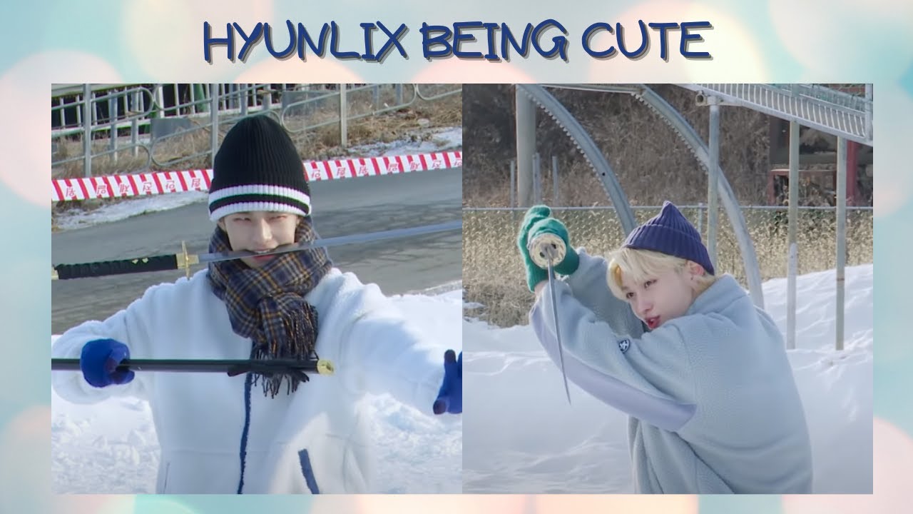 hyunlix being cute #hyunjin #felix