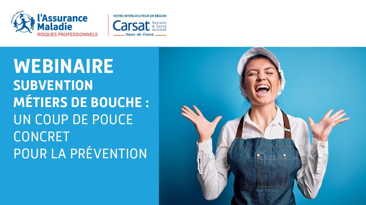 Replay Webinaire : Subvention Métiers de Bouche - YouTube
