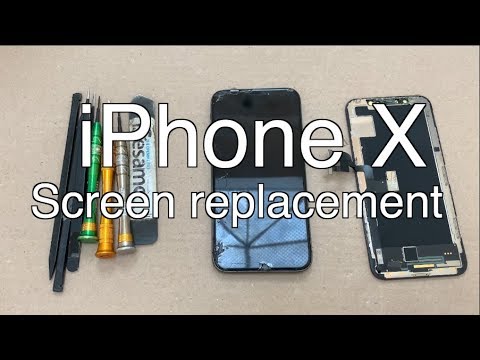 아이폰 X 액정 스크린 수리 / iPhone x screen replacement