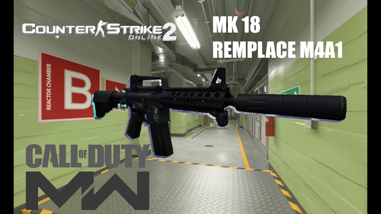 [ CS:1.6|Skins]MW2019 MK 18 CS Online 2 for M4a1