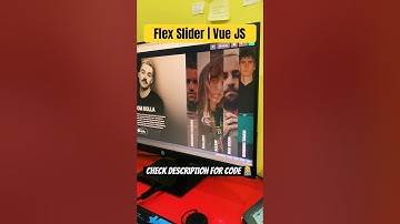 Flex Slider | Vue JS #tutorials #coding #vuejs #shorts