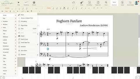 How to export a composition from Noteflight