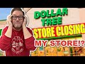 My final haul dollar tree stores closing