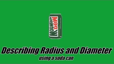 How to find Radius and Diameter of a Circle  - 7.G.B.4 - 7th Grade - Middle School Math