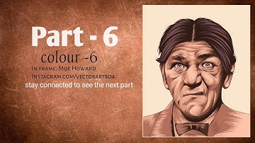 How to draw a realistic vector portrait by infinite design ( part 6 )