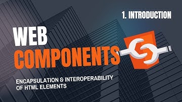 Introduction to Web Components | Tutorial | web-component library