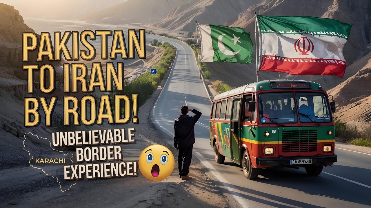 PAKISTAN to IRAN by ROAD 2025 | My First Time Crossing the Border! | 