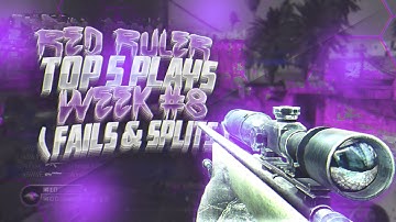 Red Ruler - Top 5 Plays Week #8 [Fails&Splits]