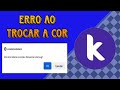 Erro Kodular nas cores Kodular 2024