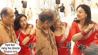 Kajol Devgan Uncle Misbehave With Kajol | Kajol Latest Video