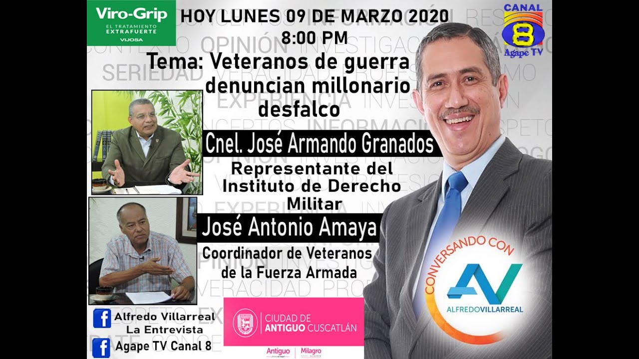 CONVERSANDO CON ALFREDO VILLARREAL LUNES 09 DE MARZO 2020 YouTube