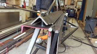 DIY Aluminum / Sheet Metal Brake Air/Hydraulic
