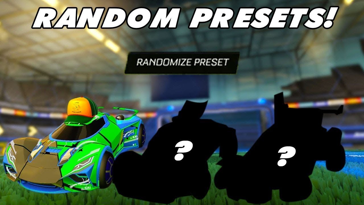 Random Number Generator chooses my car in Rocket league