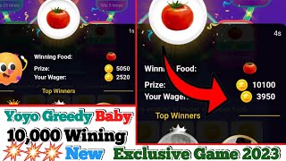Yoyo Greedy 2500 coins to 10,000 coin wining game 2023 | yoyo greedy baby new tricks video | yoyo screenshot 5