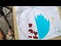 easy and simple draw a earth||save water in our planet||how to make a glob