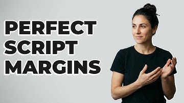 How Wide Should The Left Margin Be In A Script?
