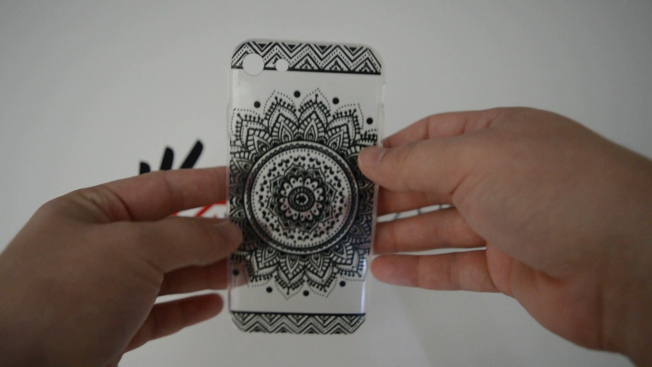 Ovitek TPU Black Flower za Apple iPhone 7