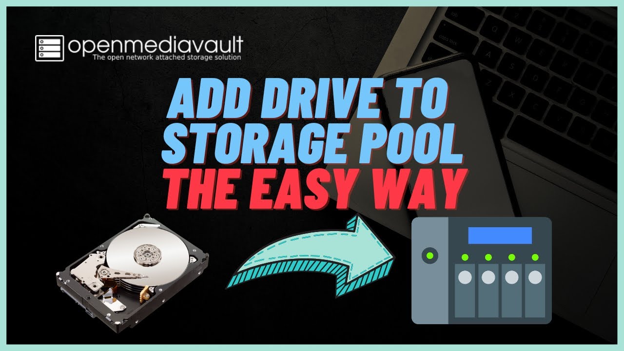 Open Media Vault - How To Extend Storage Pool - YouTube