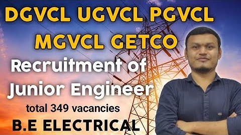 DGVCL recruitment 2024 |GETCO PGVCL MGVCL UGVCL| Junior engineer #getco  #ugvcl #pgvcl #dgvcl #mgvcl