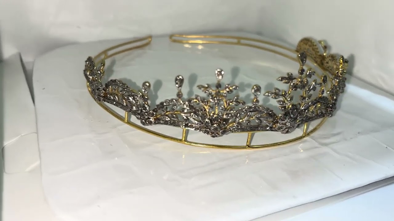 Diamond Tiara Crown - Royal Antique Handmade Tiaras and Crowns - Costozon