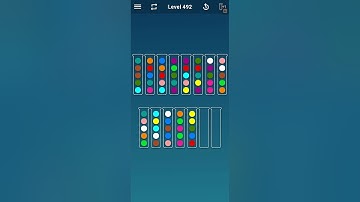 BALL SORT PUZZLE LEVEL 492