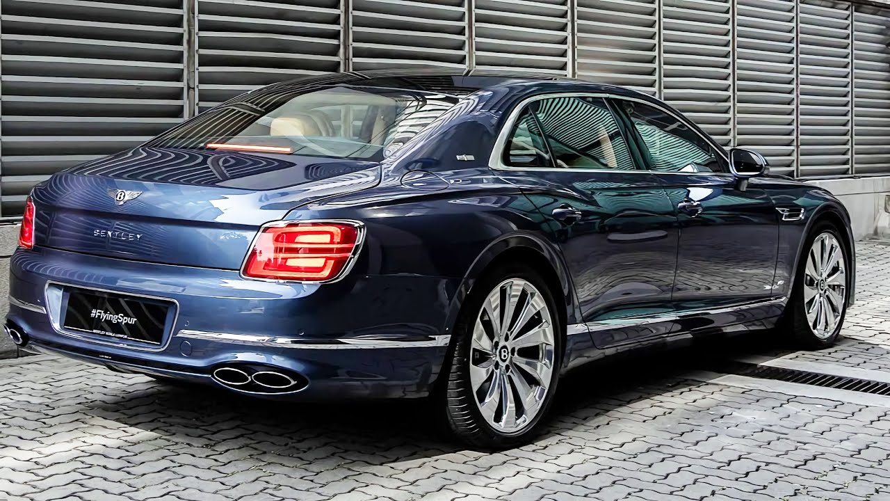 2022 Bentley Flying Spur Ultra-Luxury Sedan Exterior And Interior Details