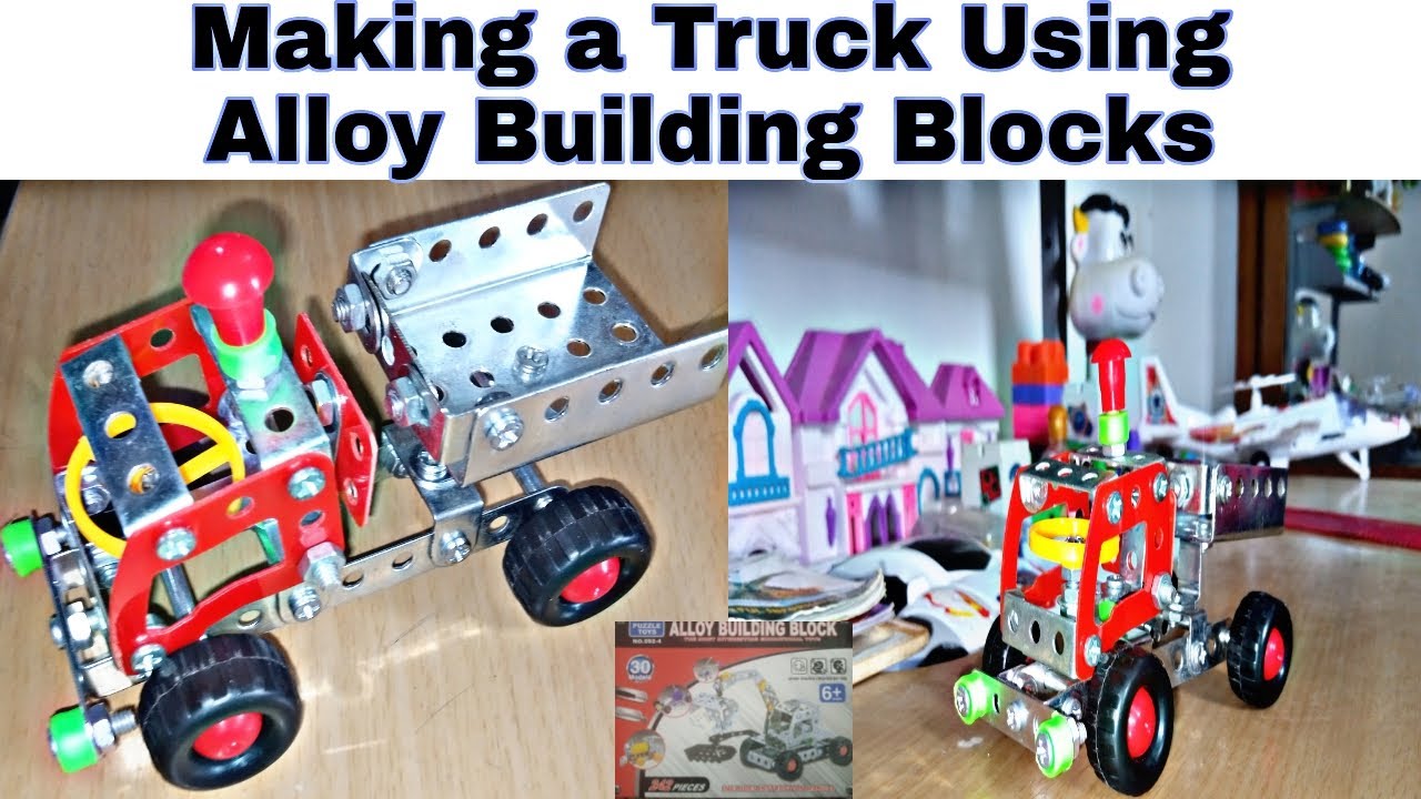 how-to-make-a-truck-using-alloy-building-blocks-a-tutorial-video-khas