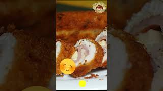 Chicken Cordon Bleu #shorts #chickencordonbleu #foodie #food #cooking #yummy #yummyfood #cordonbleu