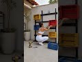 Ideia com caixote e reciclagem