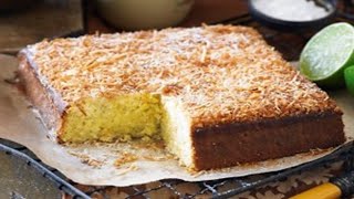 كيكة جوز الهند  coconut cake