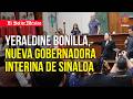 Yeraldine Bonilla es designada primera gobernadora interina de Sinaloa por el Congreso