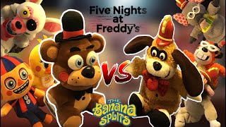 FNAF 1 Animatronics Vs Banana Split Animatronics.