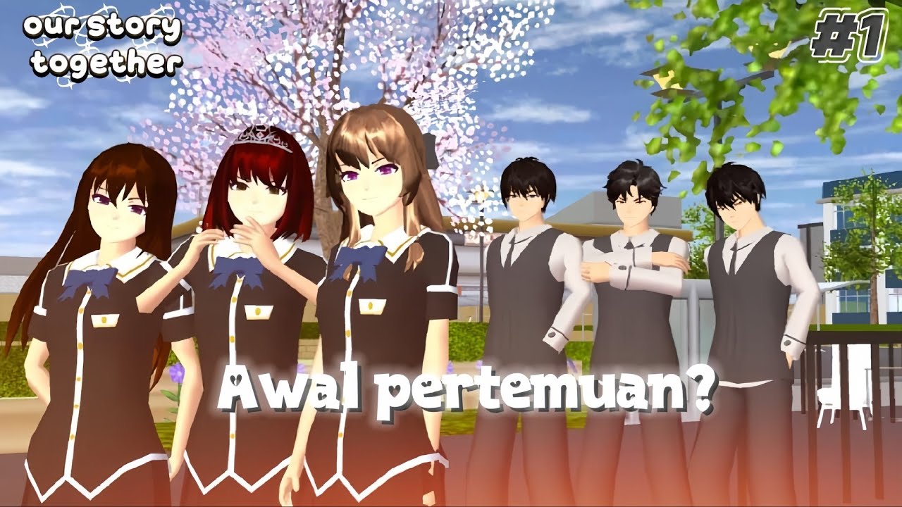 O. S. T #1 (our story together) || SAKURA SCHOOL SIMULATOR DRAMA #fyp#fypyoutube 