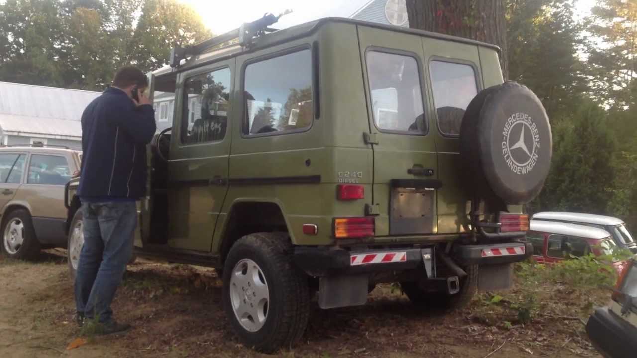 1979 Mercedes-Benz G240 SUV 4x4 at Auction - YouTube