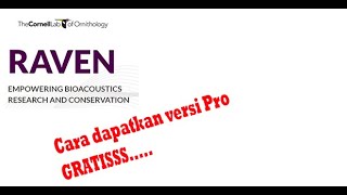 Tutorial Download Raven Pro Gratis Untuk Analisis Suara screenshot 1