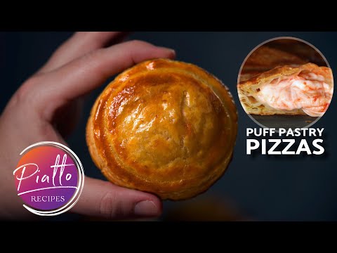 Mini puff pastry pizzas - Italian recipes by GialloZafferano