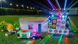 How to Make mini DJ stage setup atHome। Cardboard DJ Box Diy dj Toy Making dj setup