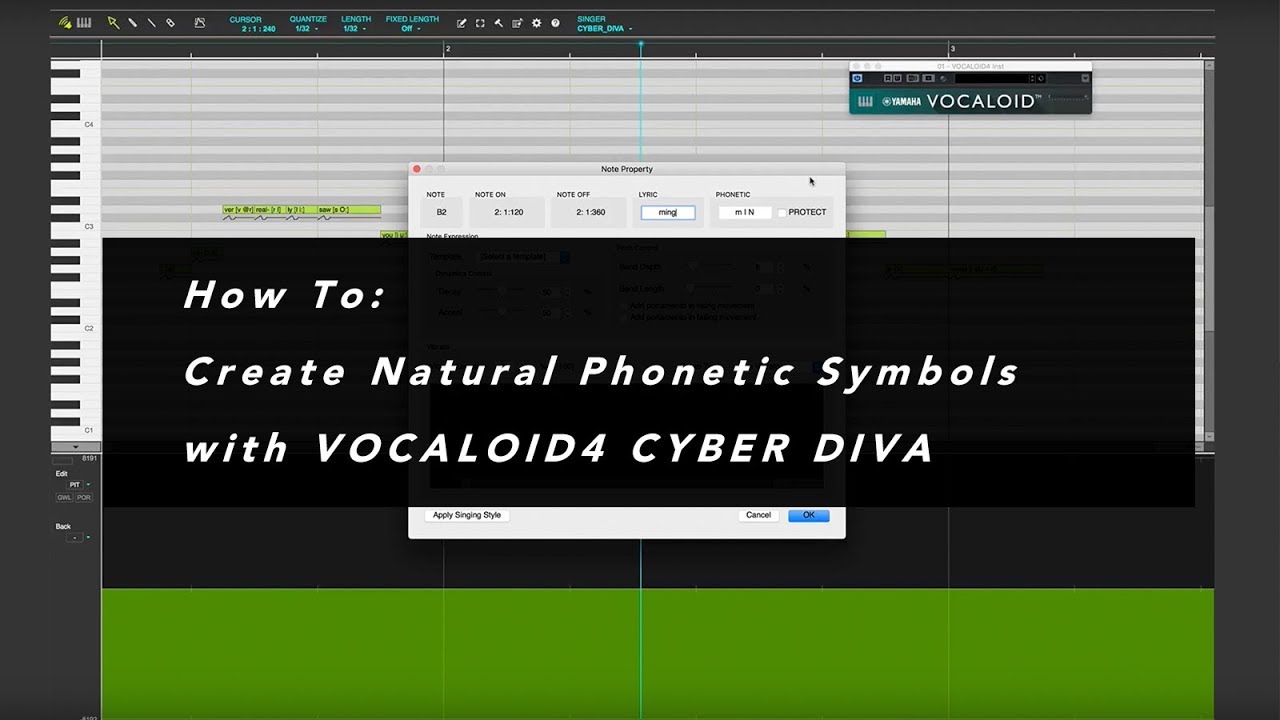 Creating Natural Phonetic Symbols with VOCALOID CYBER