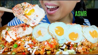 ASMR Spicy Fried Rice with Eggs ?♥︎ Tuna Tomato ♥ Cooking 먹방 No Talking suellASMR
