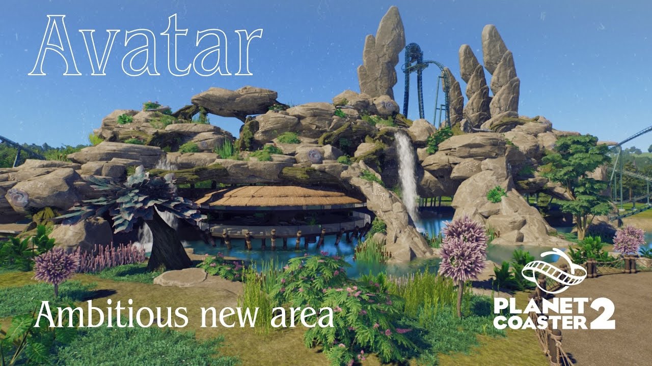 Planet Coaster 2: Начало создания зоны, вдохновлённой фильмом «Аватар» (Проект Willow Grove — Рас...