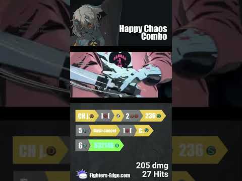 Happy Chaos CH j.d conversion #ggst_ha #ggst_hc #happychaos #ggst #guiltygear #strive #combos #fgc