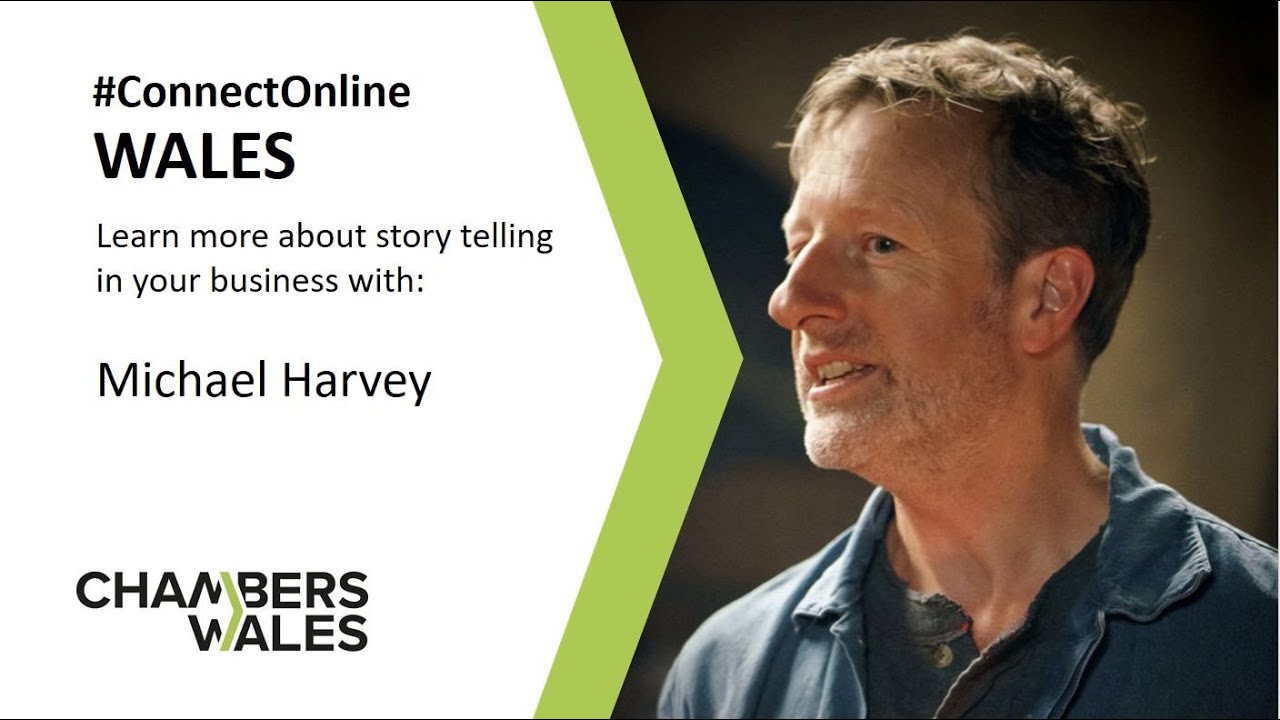 Michael Harvey Storycoach at Chambers Wales
