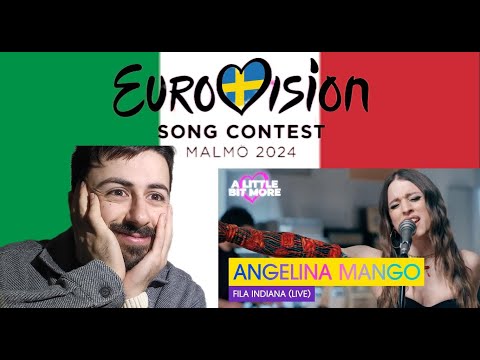 Albanian Reacts to Angelina Mango - Fila Indiana (Live) | Eurovision 2024 (Italy)