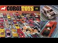 Corgi presentation of all models from 1972 diecast car