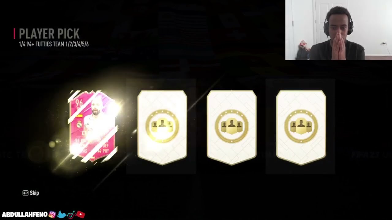 How to get any player you want from the 94+ Futties Player Pick (easy hack)