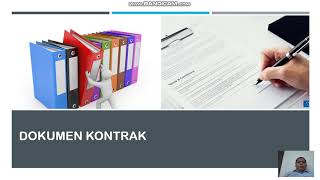 Pertemuan Ke 7 Dokumen Kontrak Proyek